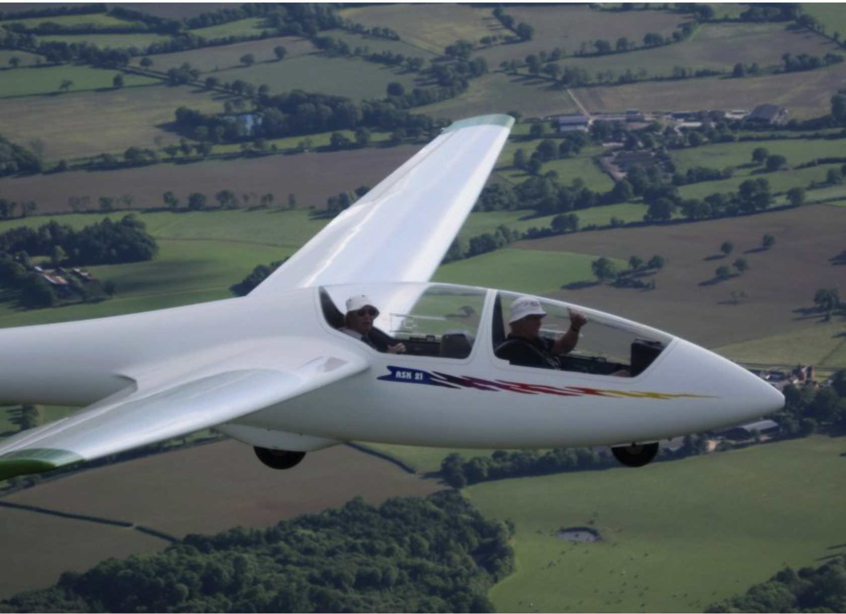 Gliding at South farm holiday cottages